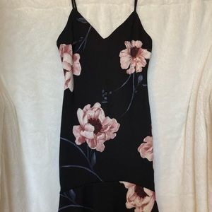 Cute and comfortable spaghetti strap floral dress.